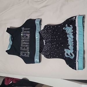 Rebel athletic  youth medium sports bras